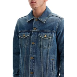 regular denim jacket for men or