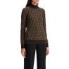 'long-sleeved knit top with