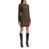 knitted ff mini dress