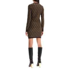 knitted ff mini dress