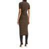 'knit midi dress with ff