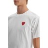 unisex heart patch t-shirt with