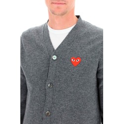 unisex heart cardigan