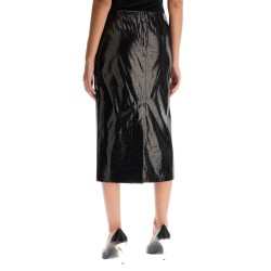 silk tarpaulin skirt