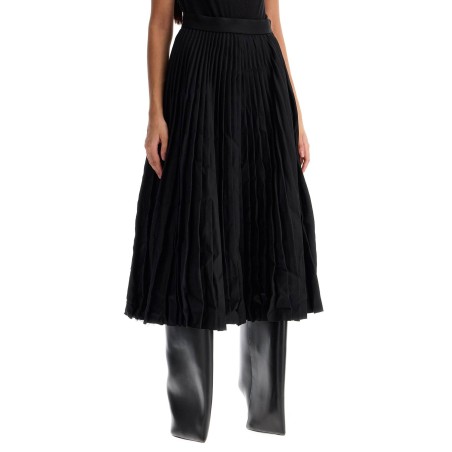 pleated skirt with crink