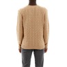 cable knit wool-cashmere sweater