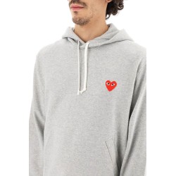 heart patch unisex hoodie