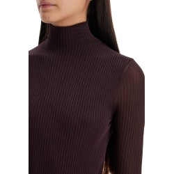 long-sleeved ribbed body