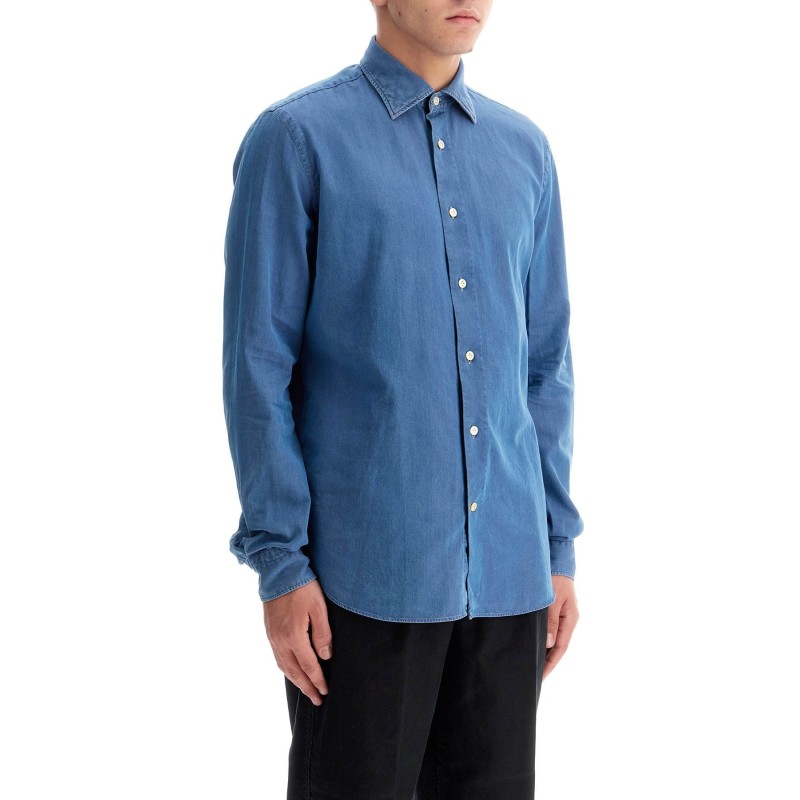 denim effect shirt