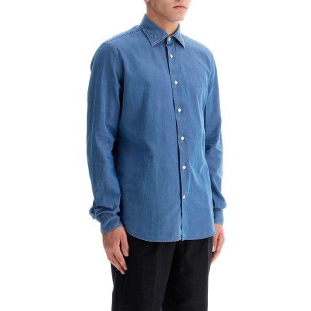 denim effect shirt