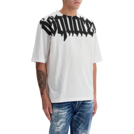 loose logo print t-shirt with