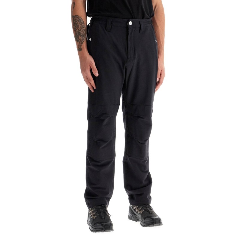 stretch wool technical pants