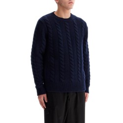 wool and cashmere cable knit pullover