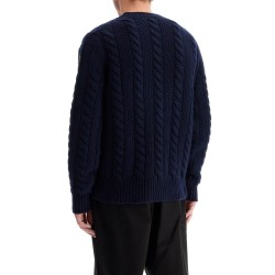 wool and cashmere cable knit pullover