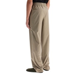 "cotton and silk blend ando pants