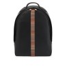 "signature stripe leather backpack"