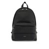 embossed leather backpack