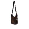 small sierra suede hobo bag in leather.