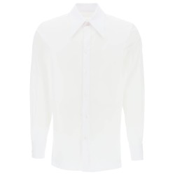 shirt with pointed collar