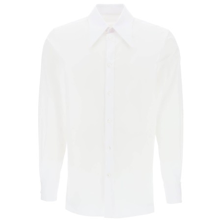 shirt with pointed collar