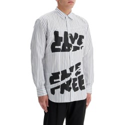 'live free printed shirt'