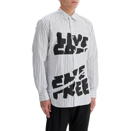 'live free printed shirt'