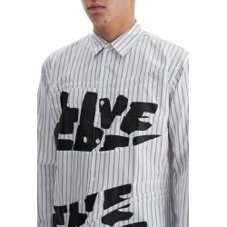 'live free printed shirt'