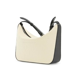 shoulder bag in numeric nylon material