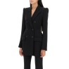 harem double-breasted shaped blazer