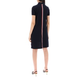 rwb striped polo dress with band