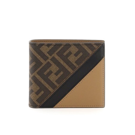 diagonal bi-fold wallet