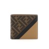 diagonal bi-fold wallet