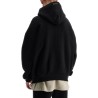 hooded sweatshirt with half zip