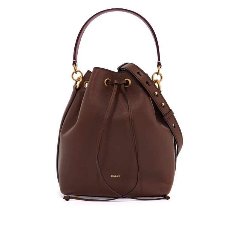 bucket bag with drawstring closure