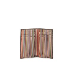 signature stripe card holder