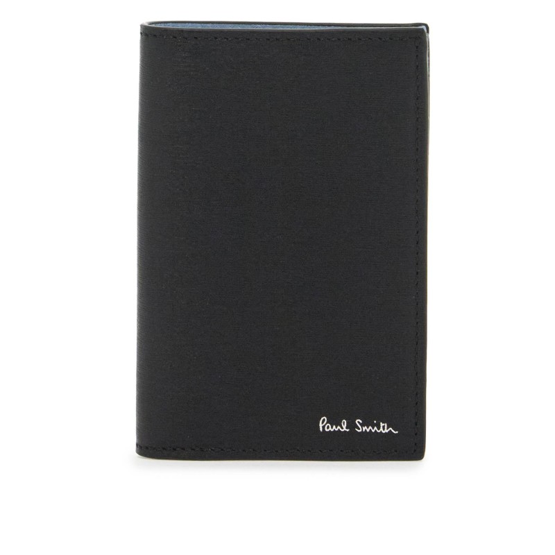 leather bi-fold wallet in