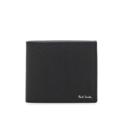 leather bi-fold wallet in