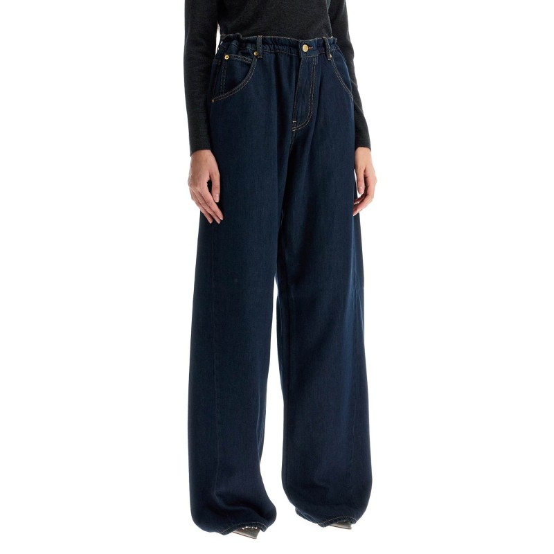 iris jeans with baggy waistband