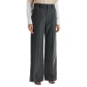 tailored flannel trousers for