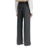 tailored flannel trousers for