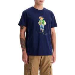 classic fit t-shirt with polo bear print