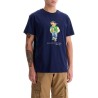 classic fit t-shirt with polo bear print