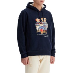 polo bear fleece sweatshirt in