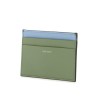 saffiano leather card holder with