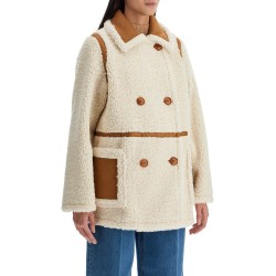 chloe faux shearling jacket