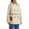 chloe faux shearling jacket