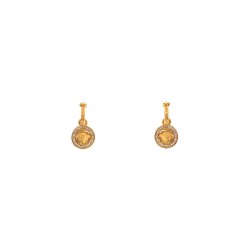 "greek medusa earrings with cr