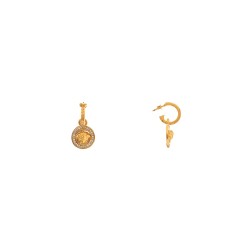 "greek medusa earrings with cr