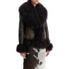 shearling bon jacket for