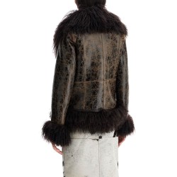 shearling bon jacket for